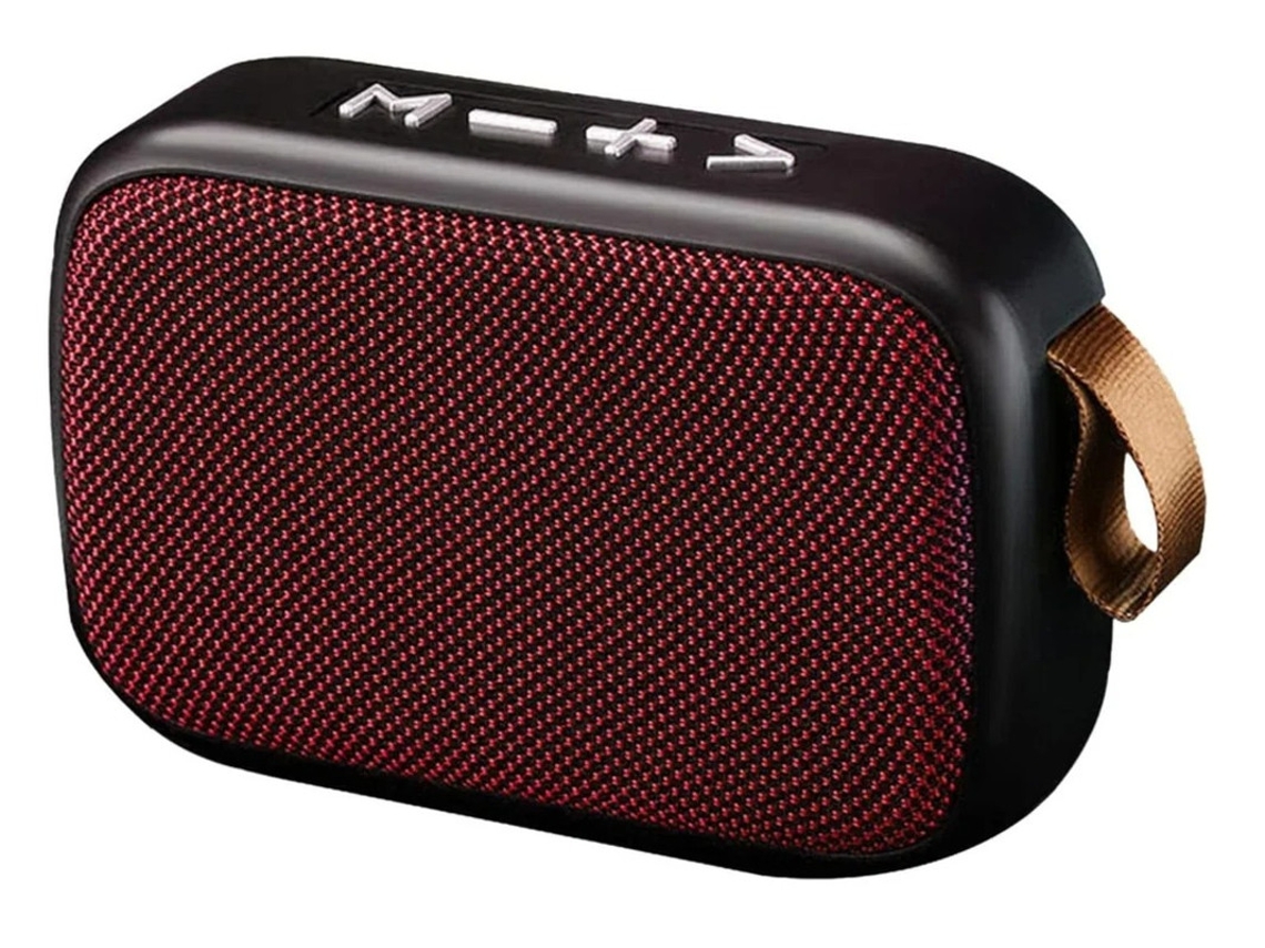 Altifalante Bluetooth Portátil Estéreo Sem Fios Com Subwoofer Suporte Para Usb/tf/rádio Fm G2 Vermelho Yizhood
