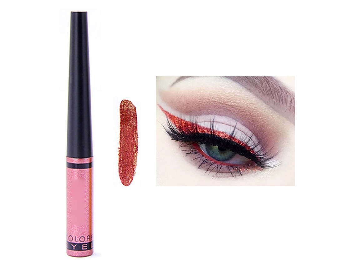 Eyeliner Líquido À Prova D'água De Longa Duração - Ferramenta De Maquiagem Para Olhos Com Efeito Natural E Linha Suave