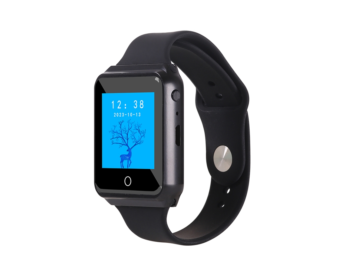 MP3 YIZHOOD s311 (4G)Metal Bluetooth relógio HiFi qualidade de áudio suporte TF cartão FM preto