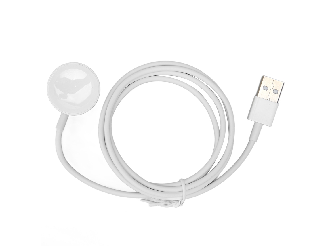 Cargador Usb Magnético para Apple Watch Series 8/7/6/5/4/3/2/1 Se Carga Rápida 2,5 W, Blanco 1 M S/MARCA