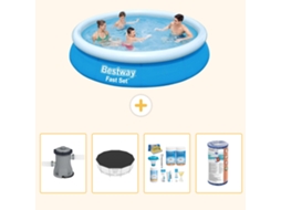 Bestway Piscina Bestway Fast Set Redonda - 366x76 Cm - 5-peças S208