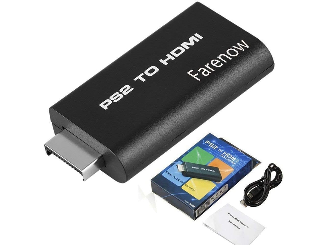 Conversor Ps2 para Hdmi com Saída de Áudio de 3 5 Mm para Monitor Hdtv Hdmi VENISYMLIS