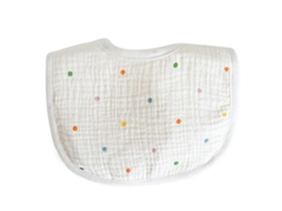 Babadors Baby aprimorados, com recursos de limpeza, capa para dentição, babadores de algodão grosso e absorvente, adequados para bebês e crianças pequenas.