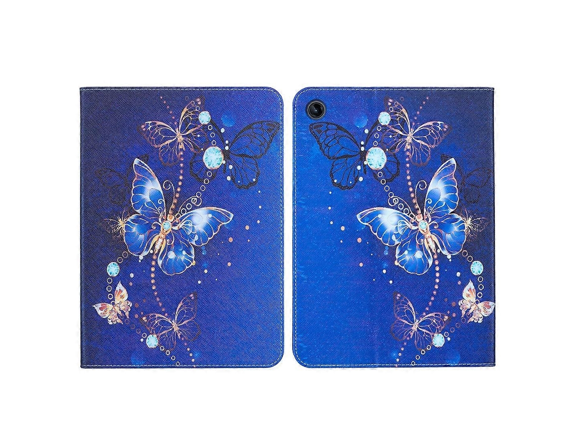 Capa De Couro Com Desenho Colorido Para Tablet Lenovo Tab M10 Plus 10.3