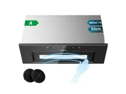 Exaustor De Armário Ciarra 52cm 460m³/h Recirculação Com Filtros De Carvão (2 Peças) Hand Movement Control Preto Ciarra Awb5931b