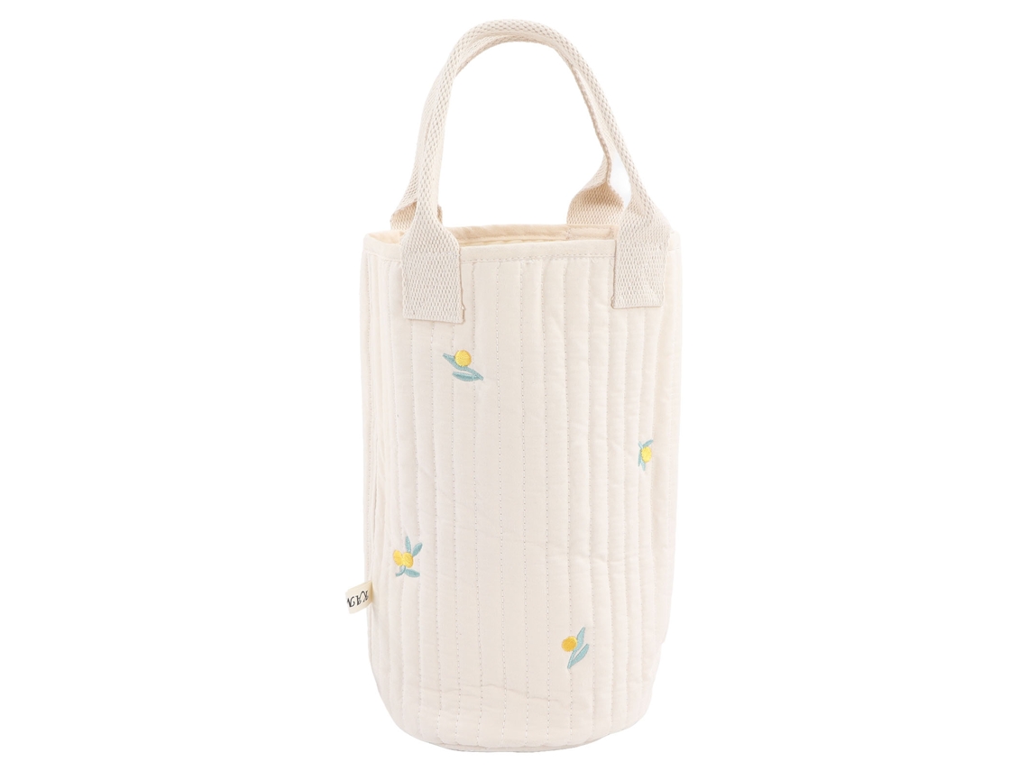 Mali bolsa para Mamadeira de Algodão com Estampa Bordada Azeitona Portátil Bolsa de Fraldas Bebê