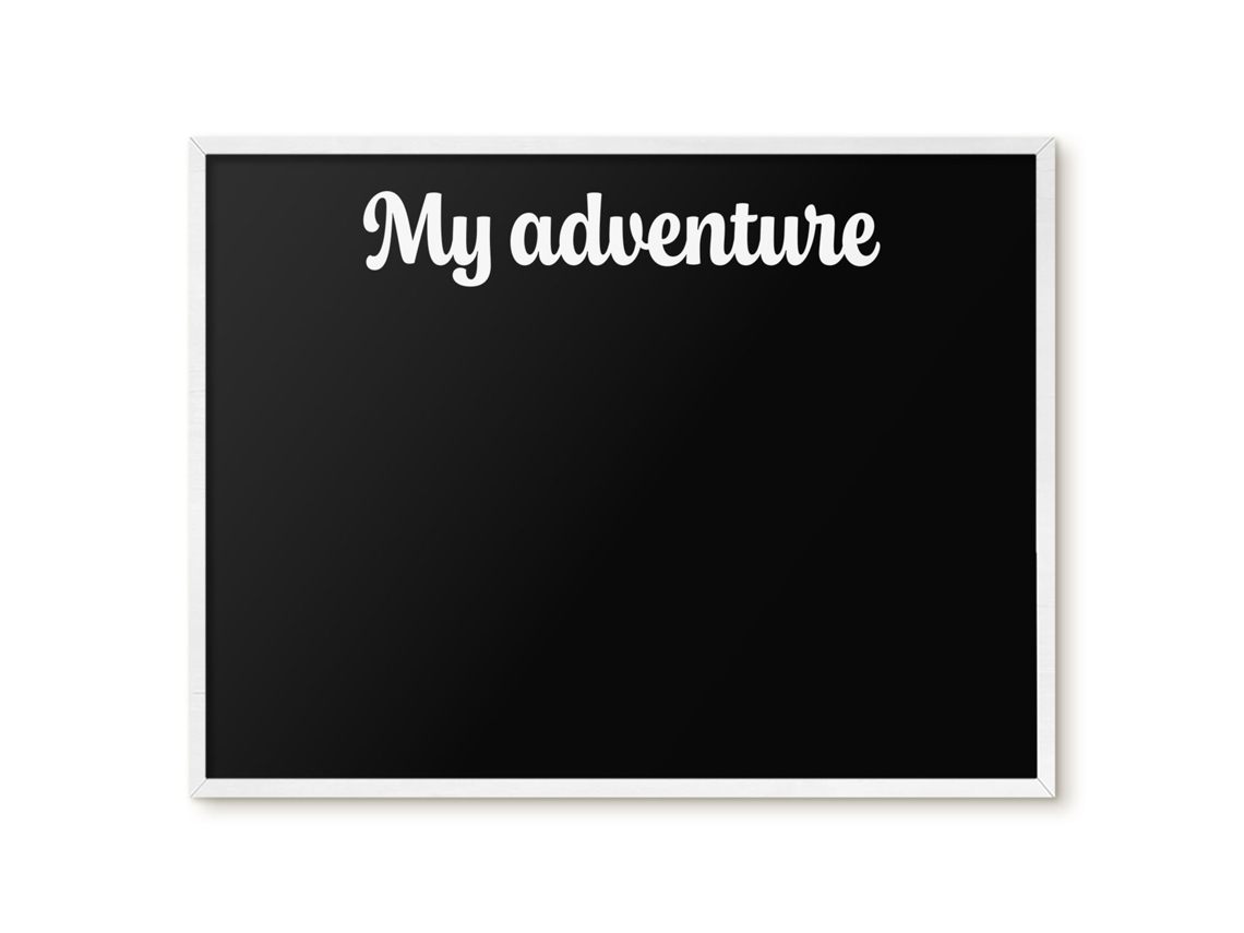 Magnetic Wall Board My Adventure For The Office Espelharte (80x60 Cm)