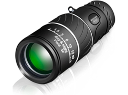 Mini-telescópio Preto De Alta Potência Zoom Ajustável Ótico Monocular Binóculos Telescópios Caminhadas, Acampamento, Viagem,(preto)