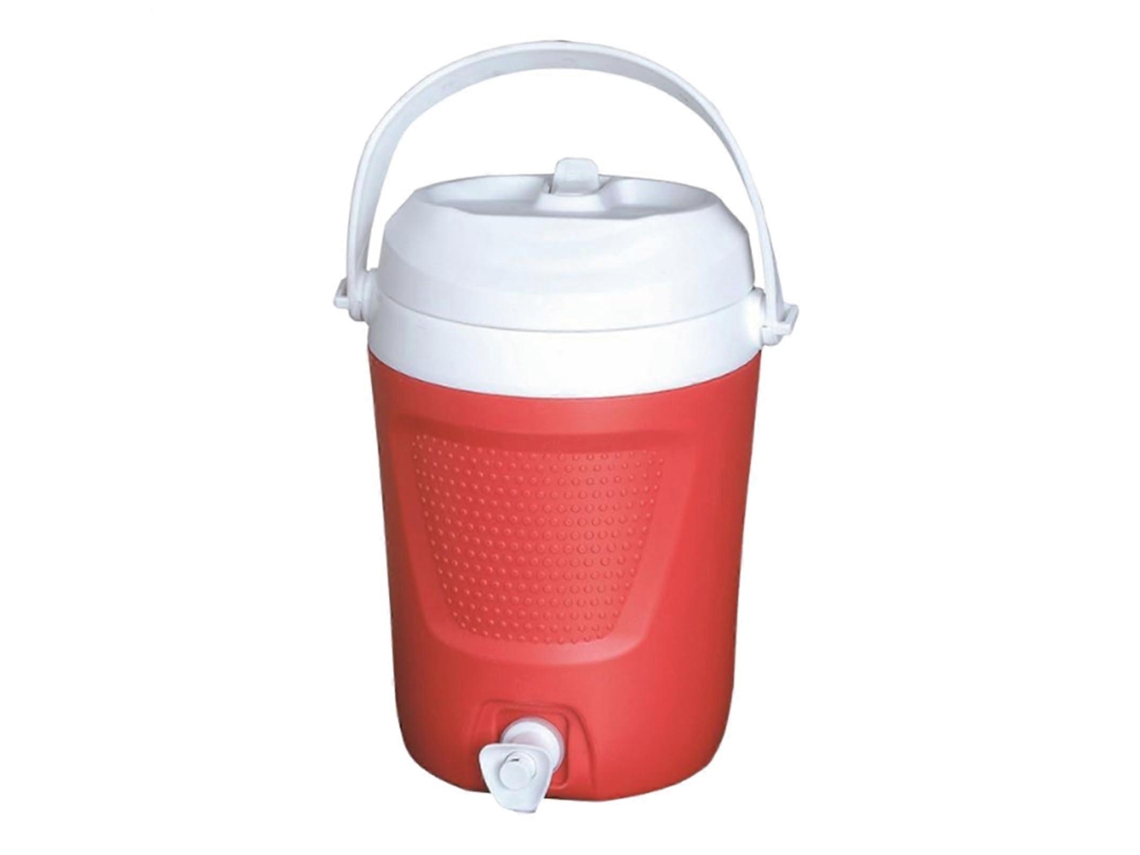 Dispensador De Bebidas Térmico De 4 Litros Com Trava De Temperatura E Duas Saídas Para Camping, Trilhas E Pesca.
