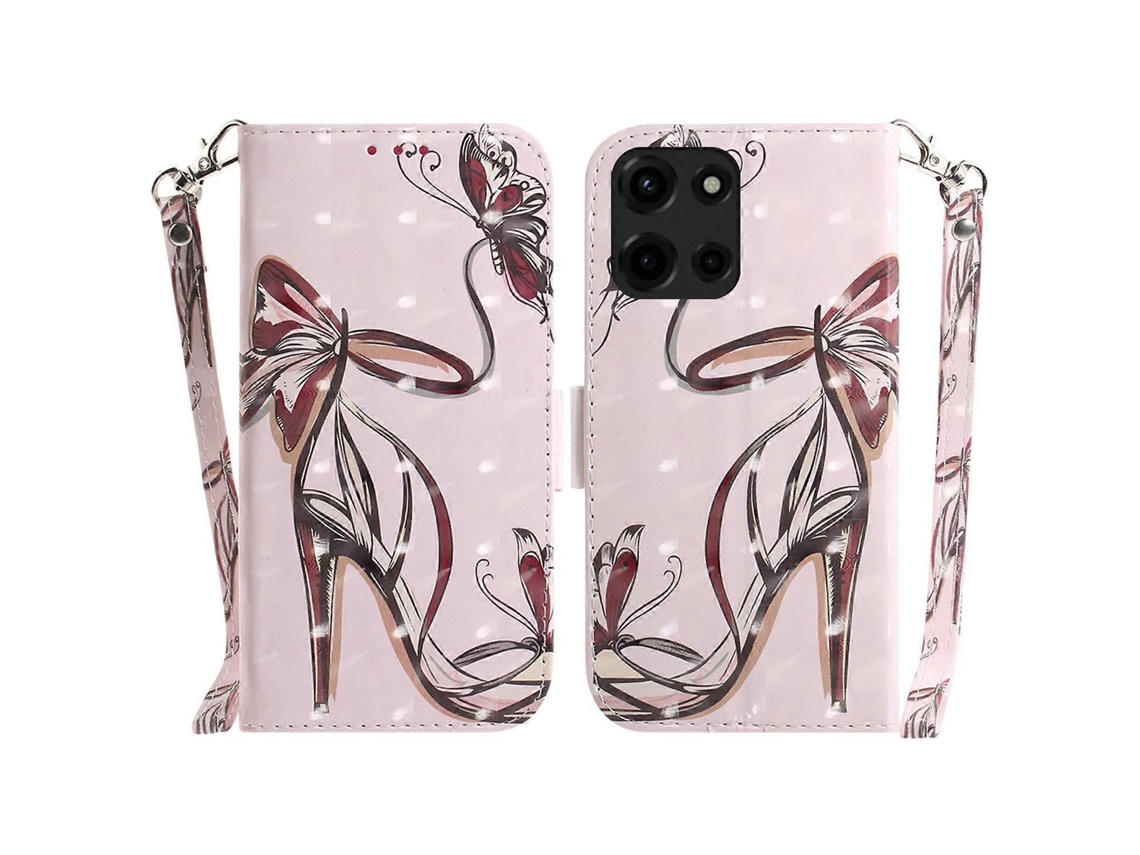 Capa De Celular Com Estampa De Borboleta E Salto Alto Para Motorola Moto G 5g (2025)