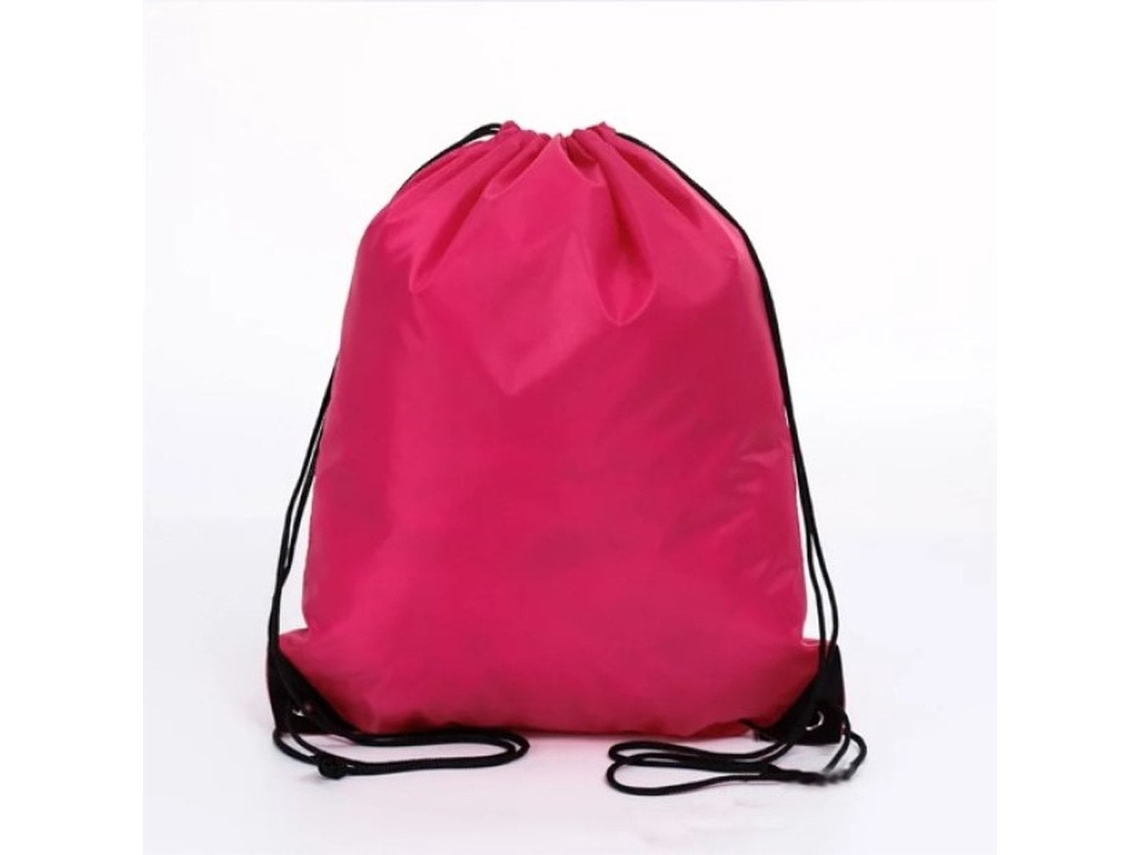 Bolsa de Ginástica, com Cordão, 12 Litros, Rosa Escuro BRILVIBERA