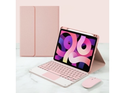 Lurelia Capa Com Teclado Bluetooth Para Ipad 9 10.2 Com Touch Bluetooth