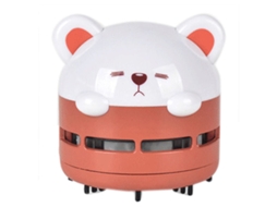 Aspirador De Pó Portátil De Mesa, Mini Aspirador Recarregável Via Usb Para Uso Criativo Brilvibera (vermelho Coral)