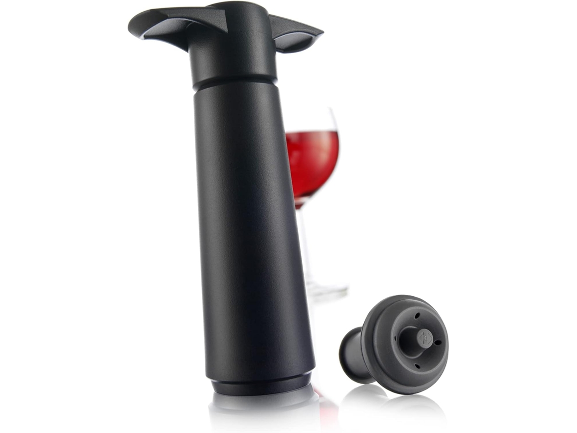 Bomba De Vácuo Para Rolhas De Vinho Tinto E Preto - Uma Bomba Para Duas Rolhas