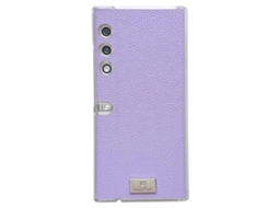 Capa De Celular Com Textura De Lichia E Borda Transparente Para Bolsa Honor V