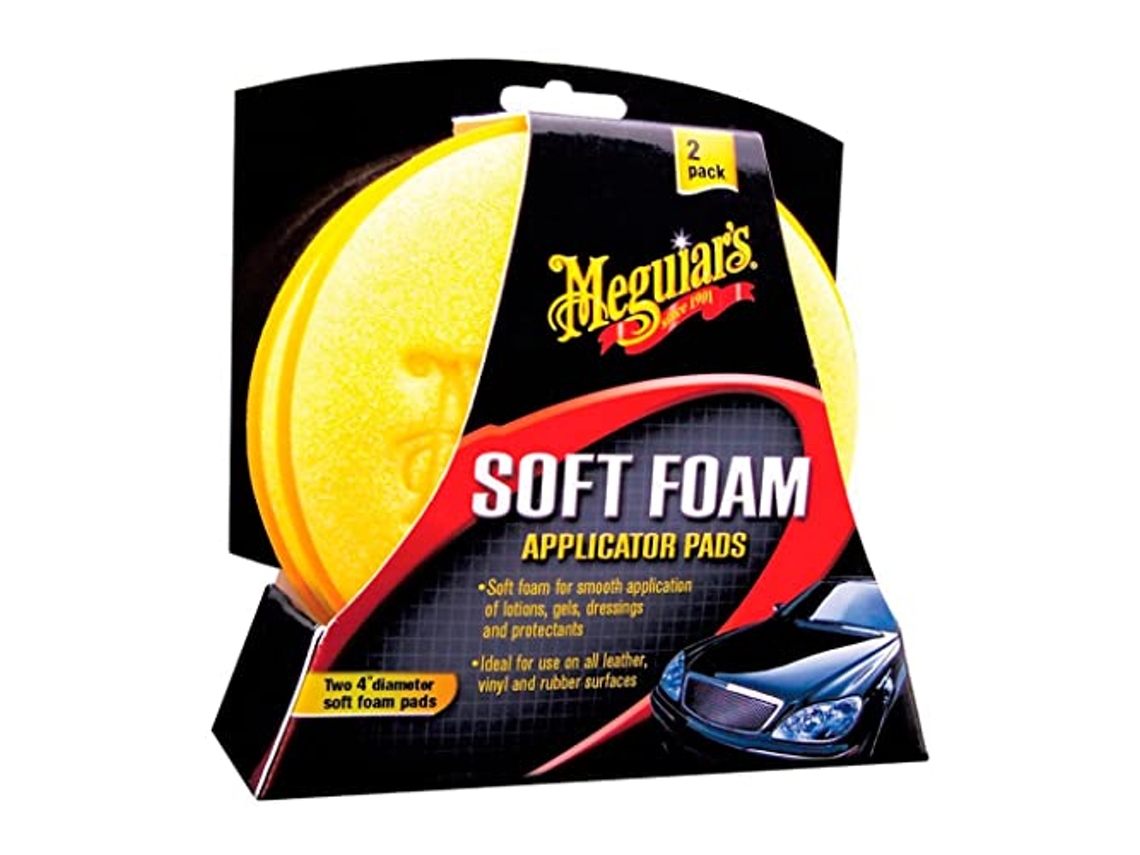 Embalagem 2 esponjas de espuma macia Meguiars