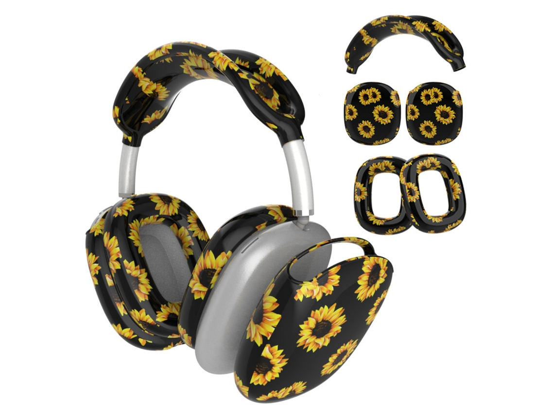 Capa de Silicone 3 em 1 CZHHMART para Airpods Max com Estampa de Vaca