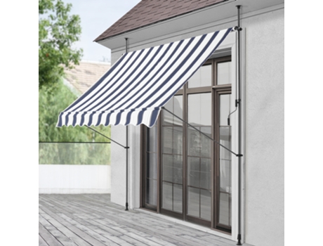 Toldo PRO.TEC (200 x 120 x 200-300 cm - Aço)