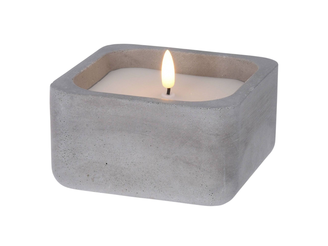 Vela Led Cinza Square WELLHOME