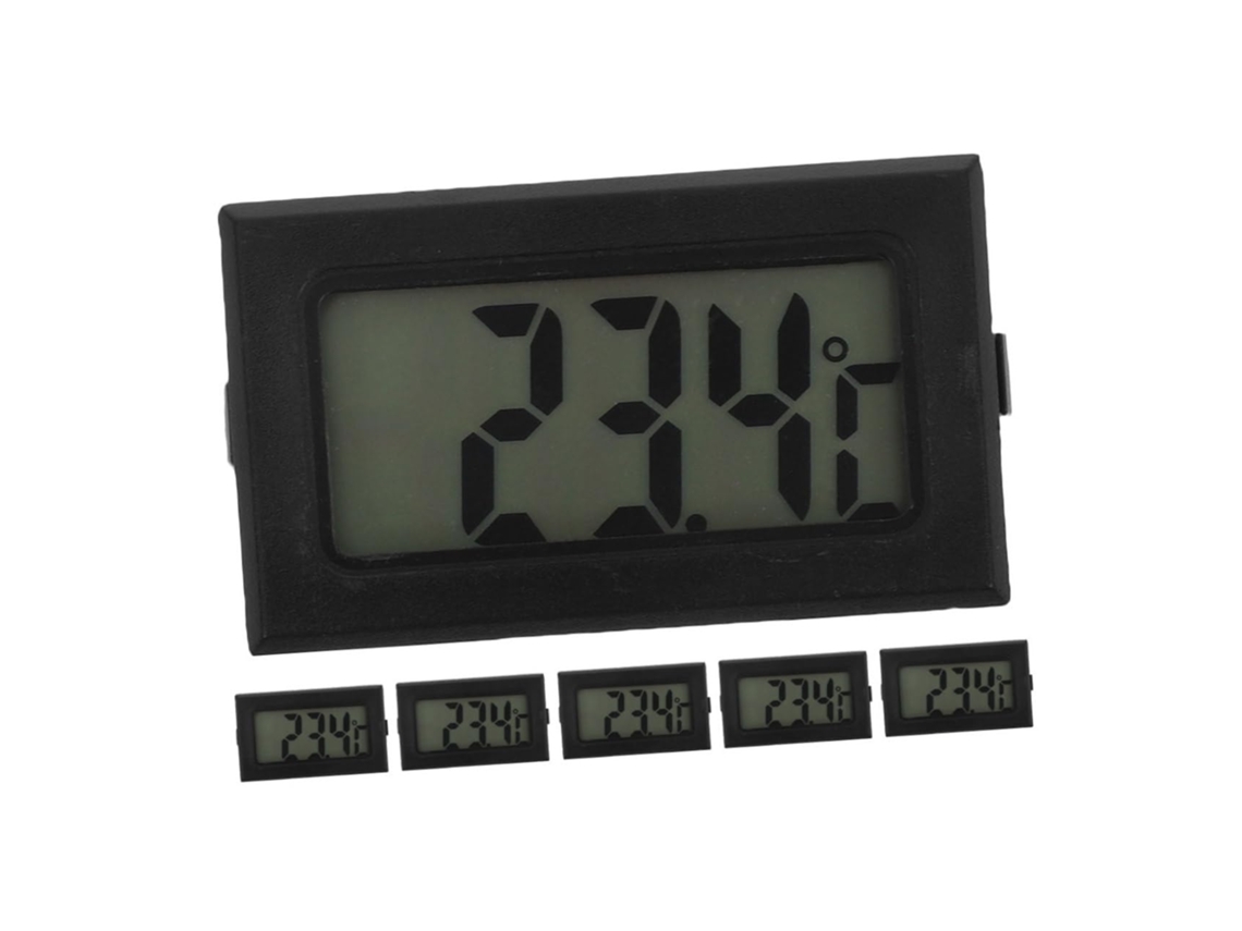 Termômetro Digital Orfofe De 6 Peças Com Visor Lcd, Compacto E Integrado Para Medições Precisas De Temperatura