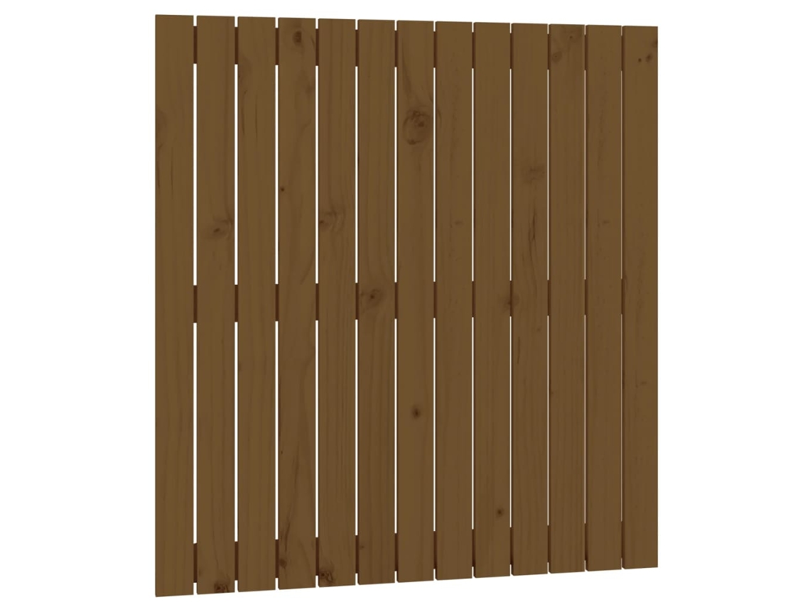 Wall Headboard, Wall Headboards Vidaxl Marrom Madeira De Pinho (82.5 X 90 Cm)