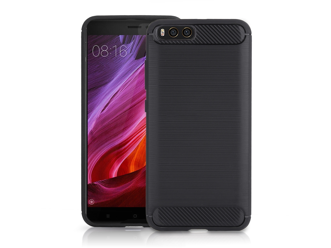 Capa LAXISCREED Xiaomi 6 Carbono Fibra Anti impacto Preta