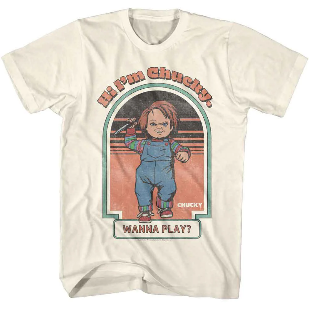 Rockinstone Chucky Chucky Wanna Play T-shirt（l）