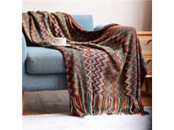 Rebe manta de Luxo Grande de Estilo Bohemio com Padrões Mandala Índia, 130x200cm, Suave e Resistente À Lavagem