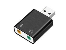 Placa de som externa USB Asbter, adaptador USB, placa de som 3D, Ster Brilvibera