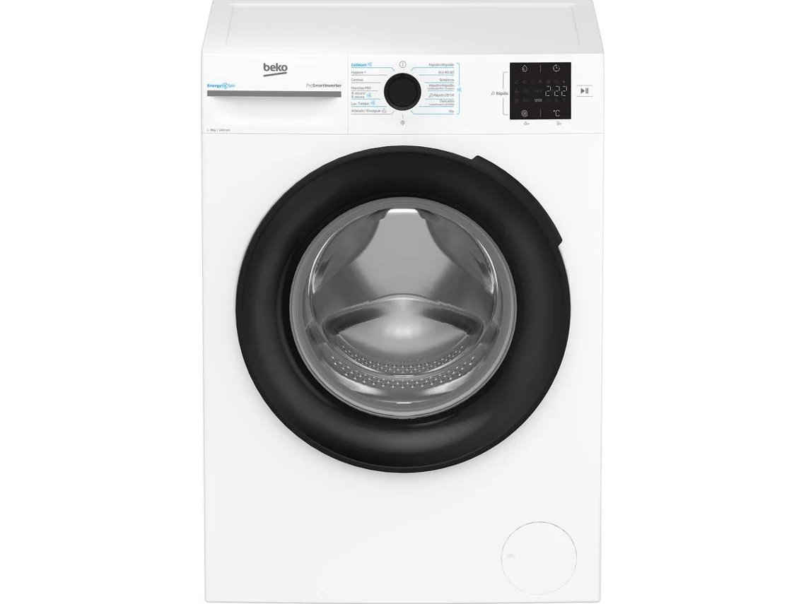Máquina de Lavar Roupa BEKO BM3WFT3941WB (9 Kg - 1400 rpm - Branco)