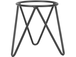 Suporte Decorativo Para Vaso E Esferas De Vidro, Estrutura Geométrica Em Ferro, Ideal Para Plantas Hidropônicas E