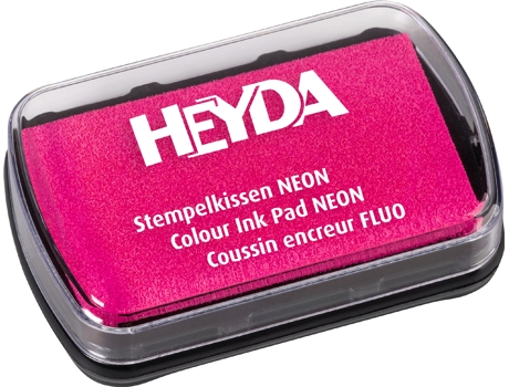 Bloco de Carimbo HEYDA Neon Rosa Neon