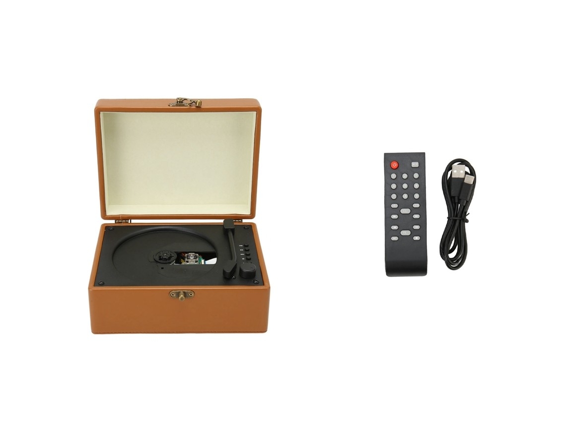Bluetooth Cd Player With Auxiliary Input And Remote Control.
