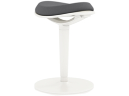 Banco De Pêndulo Ergonômico Para Escritório, Cadeira Giratória Com Altura Ajustável Para Escritório, Malha Cinza Para Trabalho Confortável Quenty