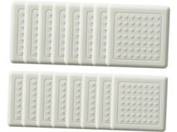 Shineofi 16 Peças De Tapetes Silicone Autoadesivos Para Pés Móveis, Mesas E Cadeiras, Para Madeira Maciça