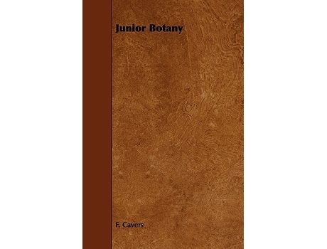 Livro Junior Botany de F Cavers (Inglês)