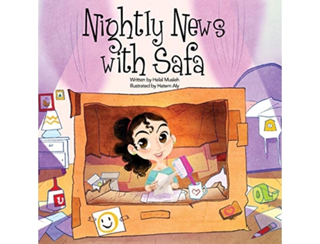 Livro Nightly News with Safa de Helal Musleh (Inglês)