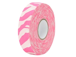 MEOIRUERY Fita Protetora Para Hóquei 2,5 Cm X 25 M, Fita De Pólo Para Badminton, Proteção Para Bastão De Hóquei, Cor Rosa E Listras