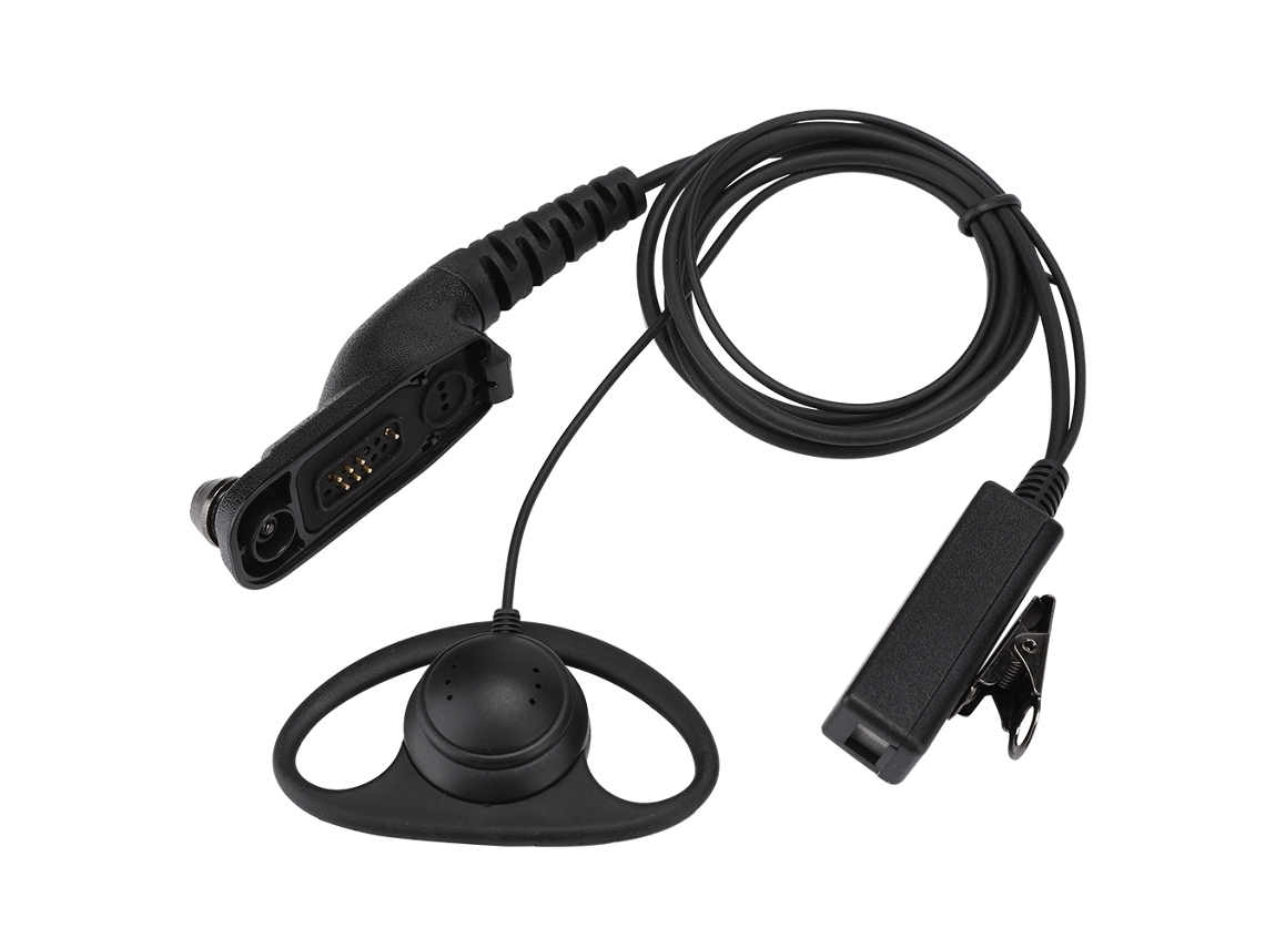 Fone De Ouvido Com Gancho Para Rádio Ptt E Mic