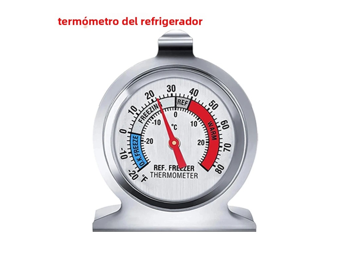 Termômetro para Forno de Congelamento MDUG, aço inoxidável, com temporizador (temporizador de Congelamento)