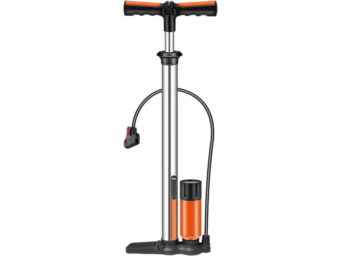 Bomba De Ar Manual Bomba De Mão Portátil Em Aço Inoxidável | Inflar Pneus Para Esportes, Caminhada Gokoco