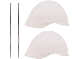 Touca De Silicone Para Tingir Cabelo (2 Conjuntos)