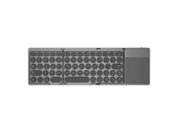 Teclado Bluetooth Sem Fio Dobrável com Touchpad TAISHENGDA