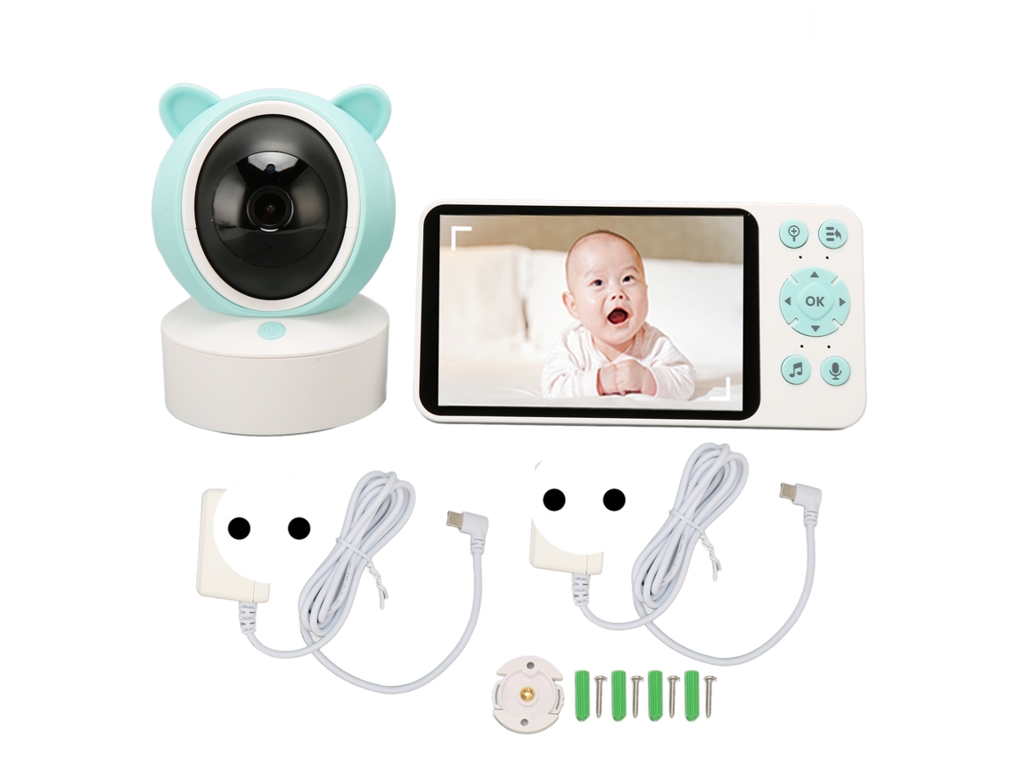 Monitor Bebé Wifi 5 Polegadas 1080p Controle Remoto