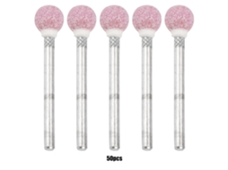 50 Peças De Cabeças De Esmerilamento Cerâmico Esféricas Para Ferramentas Rotatórias (3*8mm)