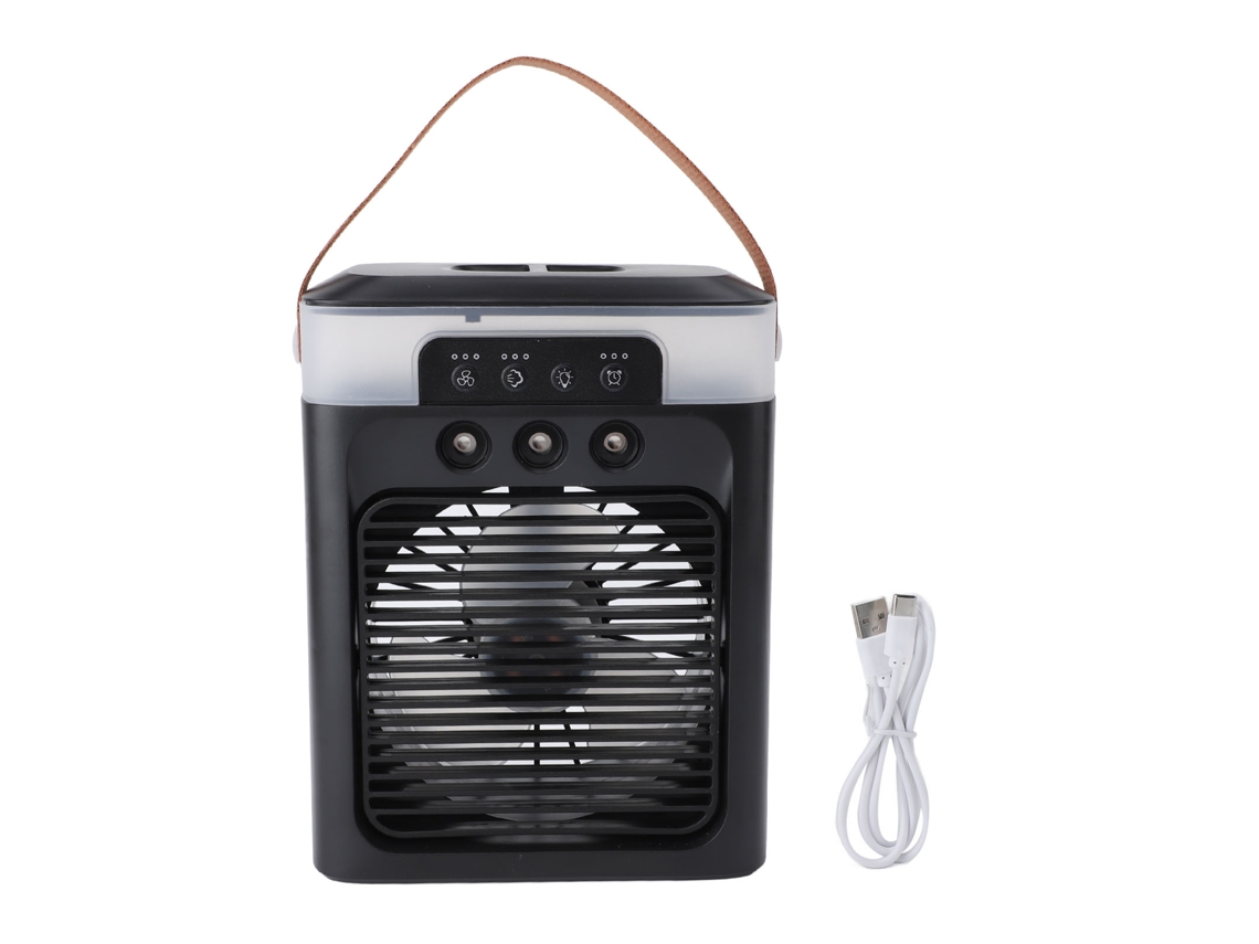 Vents Misting Usb 400ml Aromaterapia Office Quarto Preto