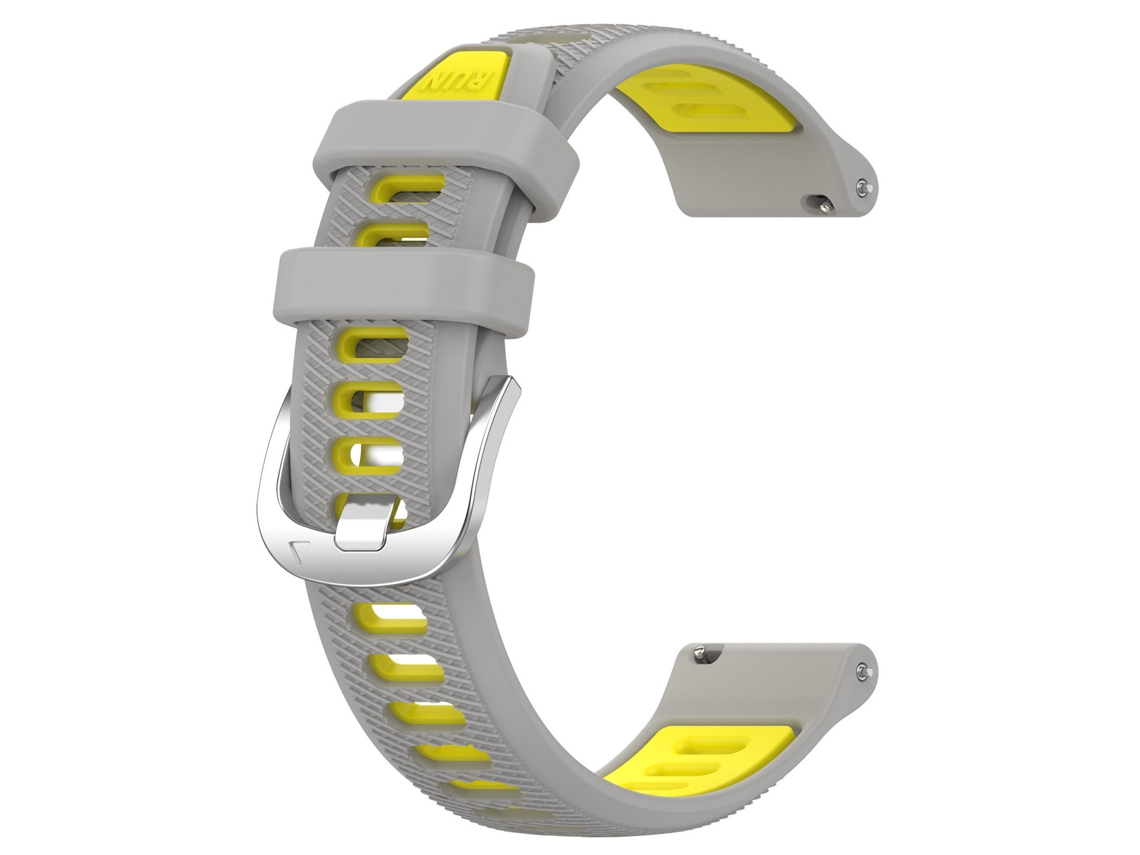 Bracelete De Silicone Para Relógio Para Garmin Forerunner 265s, 26522mm Cinza Hexinyigjly