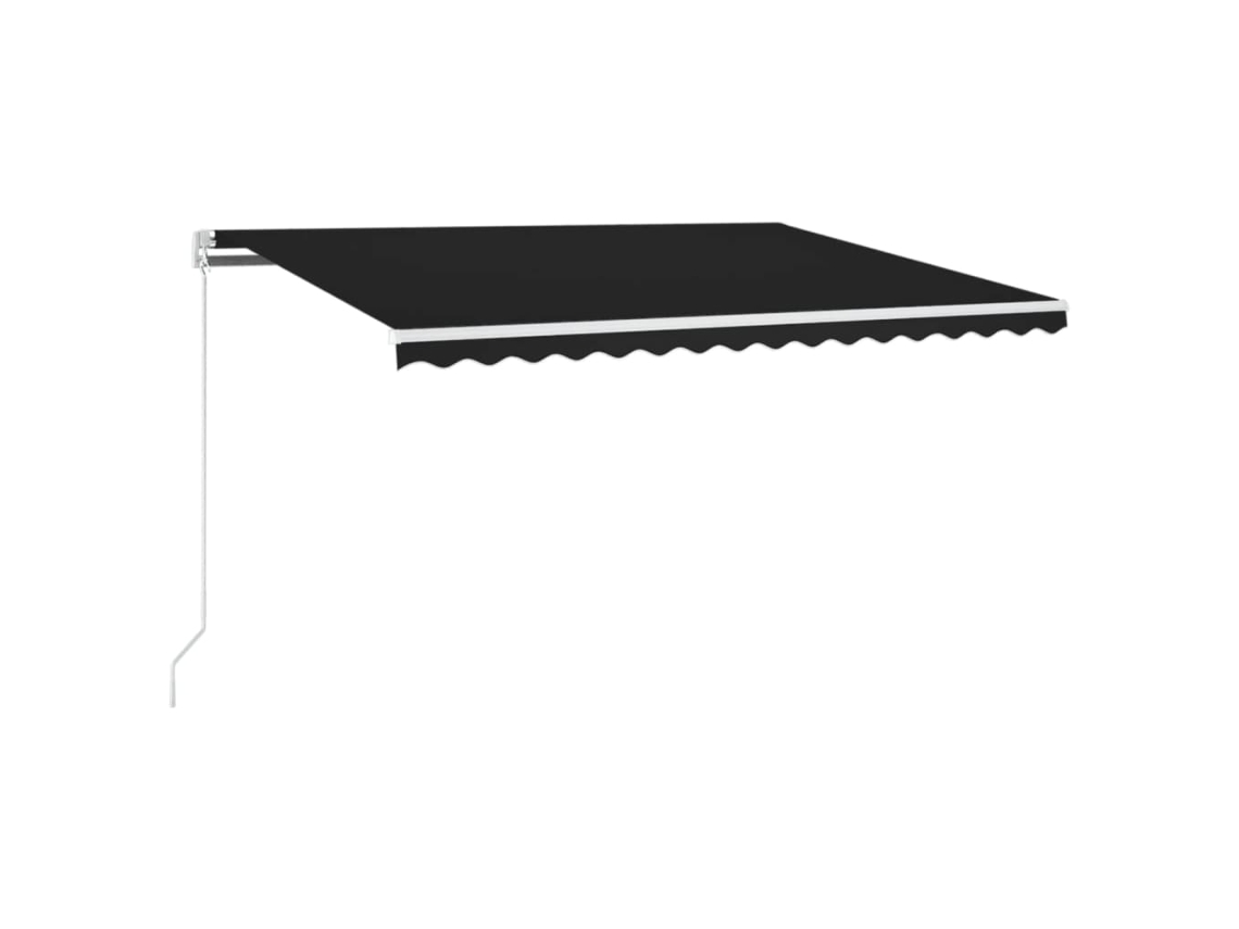 Retractable Awning, Retractable Awnings Vidaxl Antracite Alumínio (450 X 350 Cm)