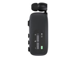 Fone De Ouvido Bluetooth Business Clip Mãos Livres V5.4 Com Tela Lcd E Cancelamento De Ruído Em Lotu Ly Ebike