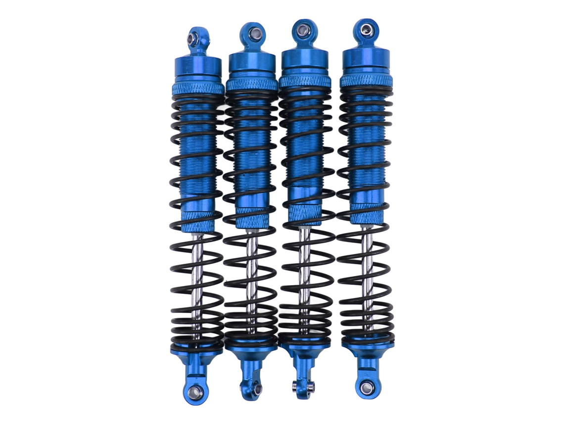 Conjunto De Amortecedores Dianteiros E Traseiros De Alumínio Para Rc Losi 1/8 4pcs Azul Escuro